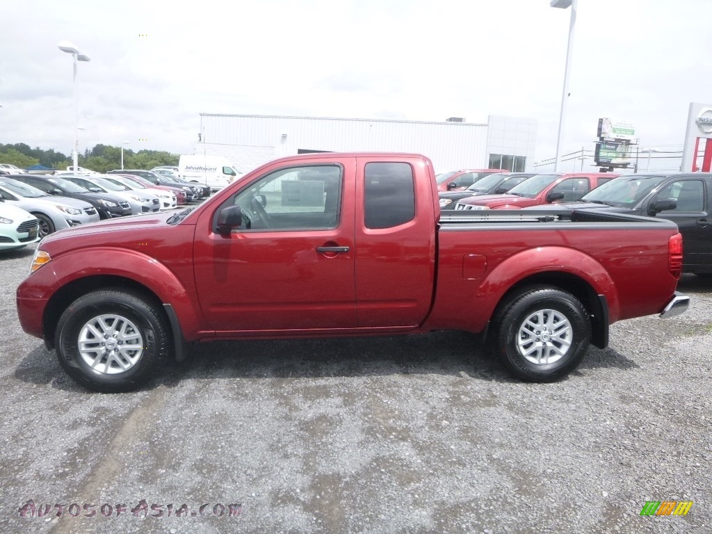 2019 Frontier SV King Cab 4x4 - Cayenne Red / Steel photo #7