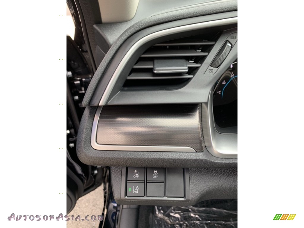 2019 Civic EX Sedan - Crystal Black Pearl / Gray photo #10