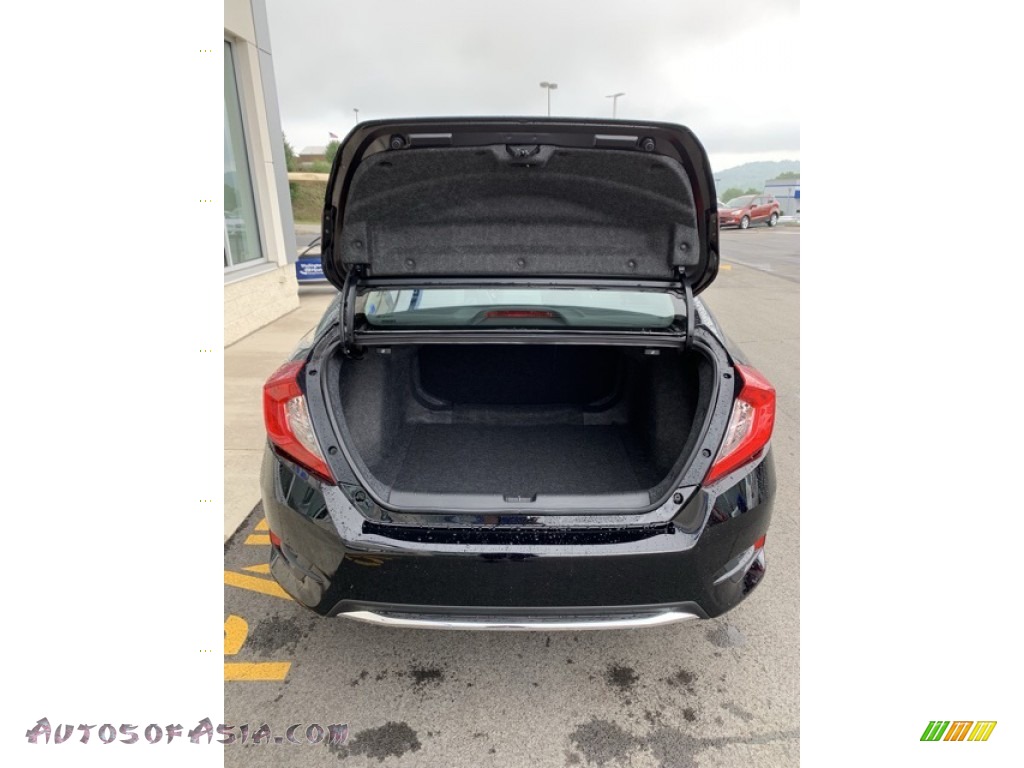 2019 Civic EX Sedan - Crystal Black Pearl / Gray photo #18