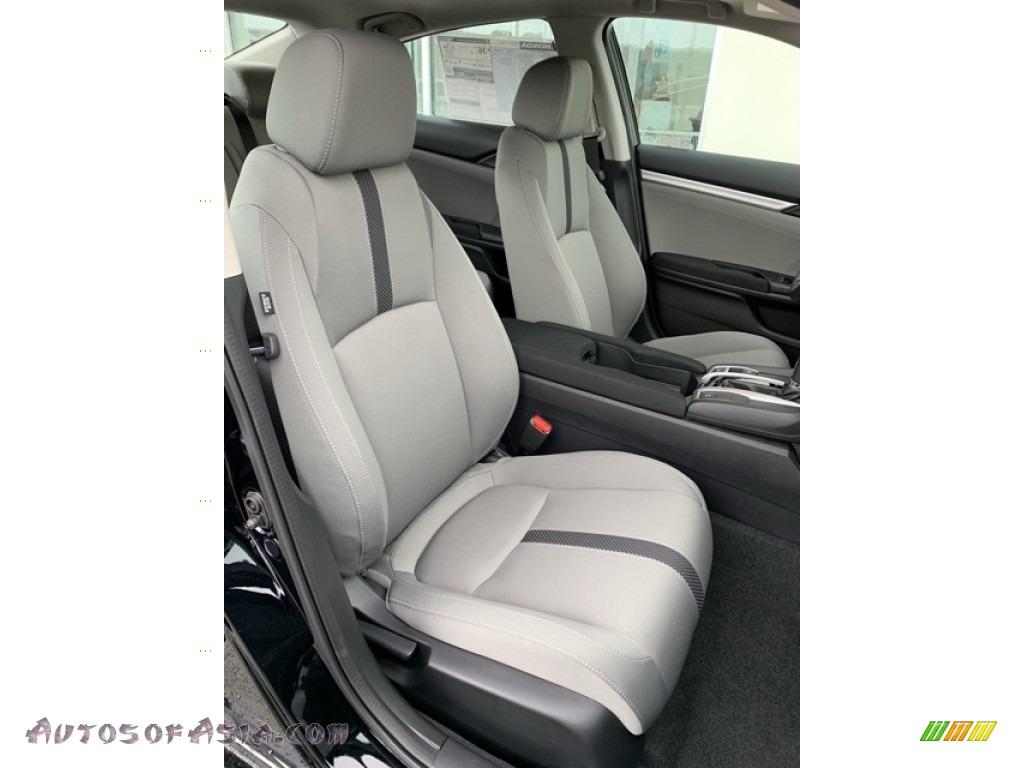 2019 Civic EX Sedan - Crystal Black Pearl / Gray photo #24