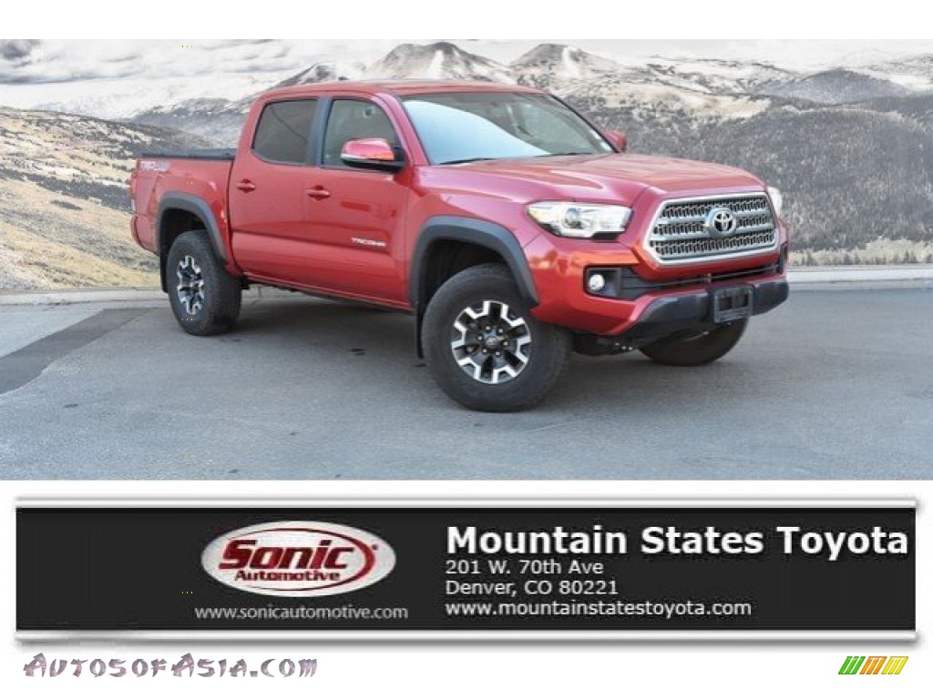 Barcelona Red Metallic / TRD Graphite Toyota Tacoma TRD Off Road Double Cab 4x4