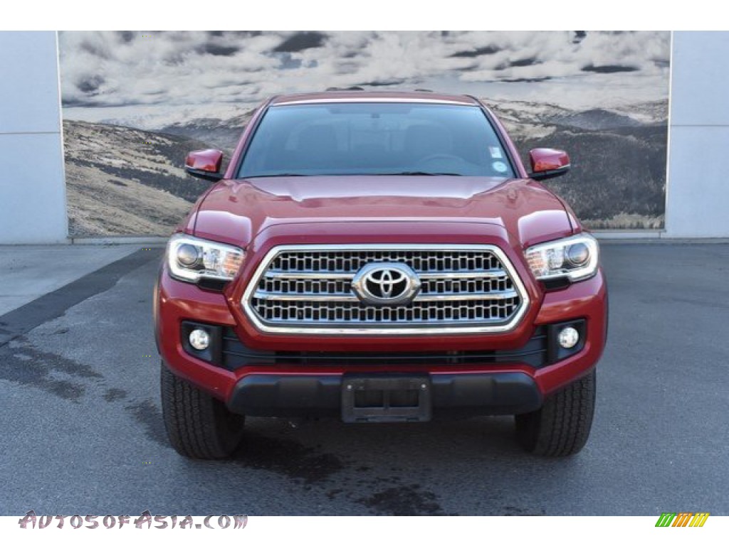 2017 Tacoma TRD Off Road Double Cab 4x4 - Barcelona Red Metallic / TRD Graphite photo #8