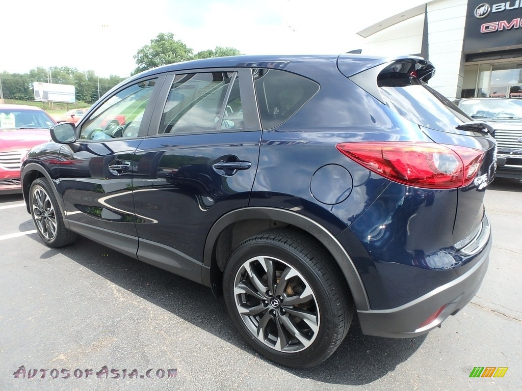 2016 CX-5 Grand Touring AWD - Deep Crystal Blue Mica / Parchment photo #11
