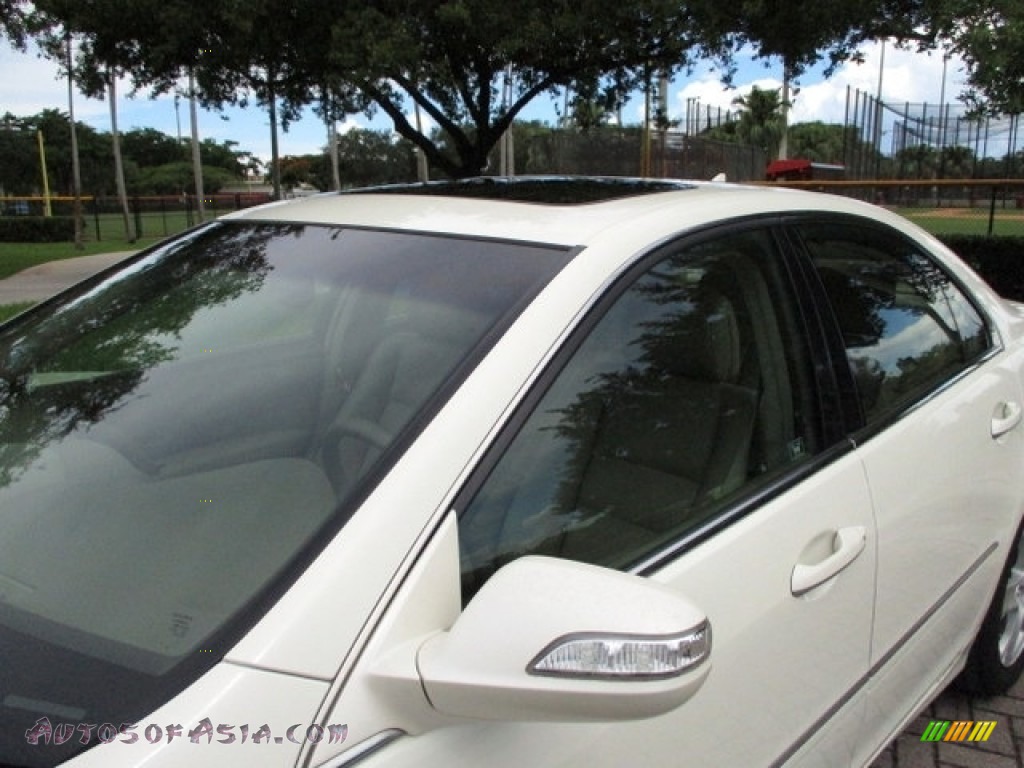 2006 RL 3.5 AWD Sedan - Premium White Pearl / Taupe photo #29