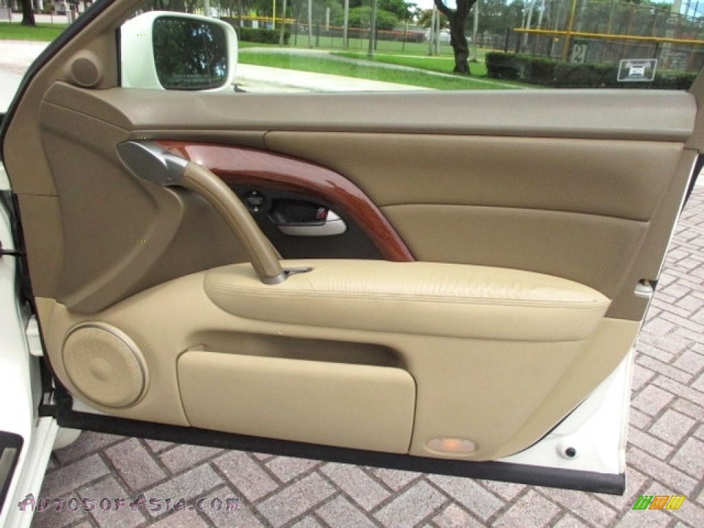 2006 RL 3.5 AWD Sedan - Premium White Pearl / Taupe photo #35
