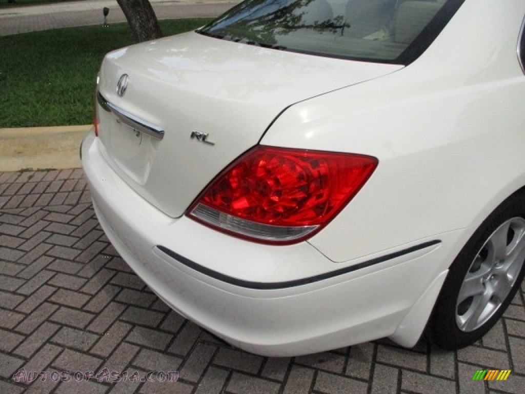 2006 RL 3.5 AWD Sedan - Premium White Pearl / Taupe photo #40
