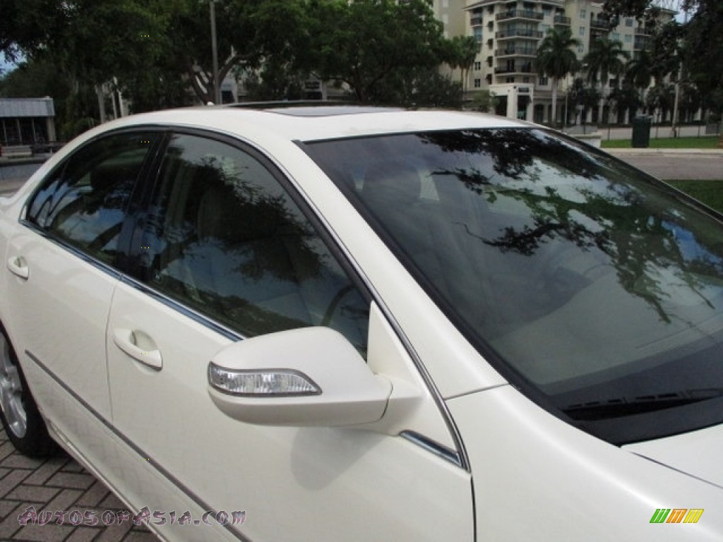 2006 RL 3.5 AWD Sedan - Premium White Pearl / Taupe photo #43