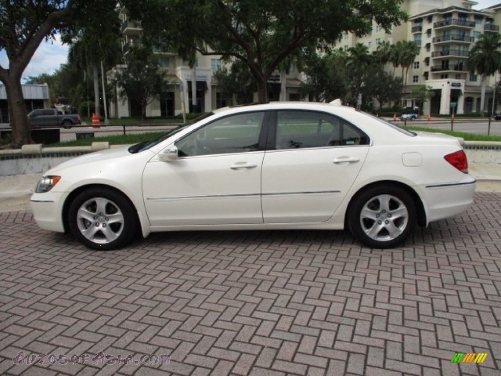 2006 RL 3.5 AWD Sedan - Premium White Pearl / Taupe photo #76