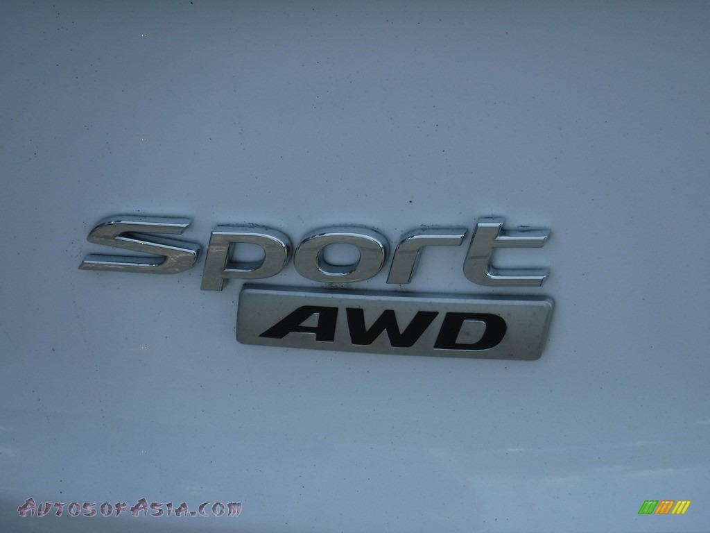 2017 Santa Fe Sport AWD - Pearl White / Gray photo #10
