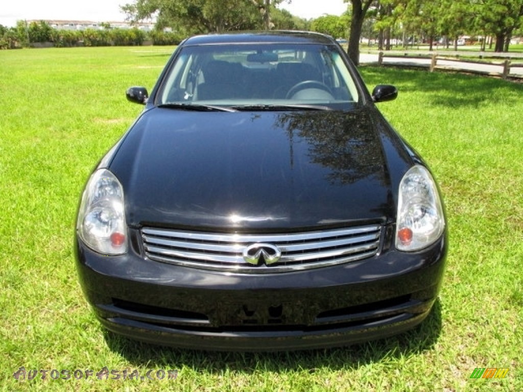 2004 G 35 x Sedan - Black Obsidian / Graphite photo #15