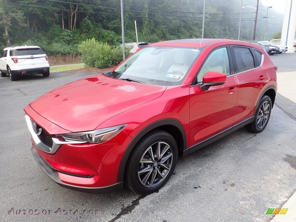 2018 CX-5 Grand Touring AWD - Soul Red Crystal Metallic / Parchment photo #7