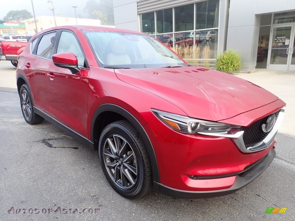 2018 CX-5 Grand Touring AWD - Soul Red Crystal Metallic / Parchment photo #9