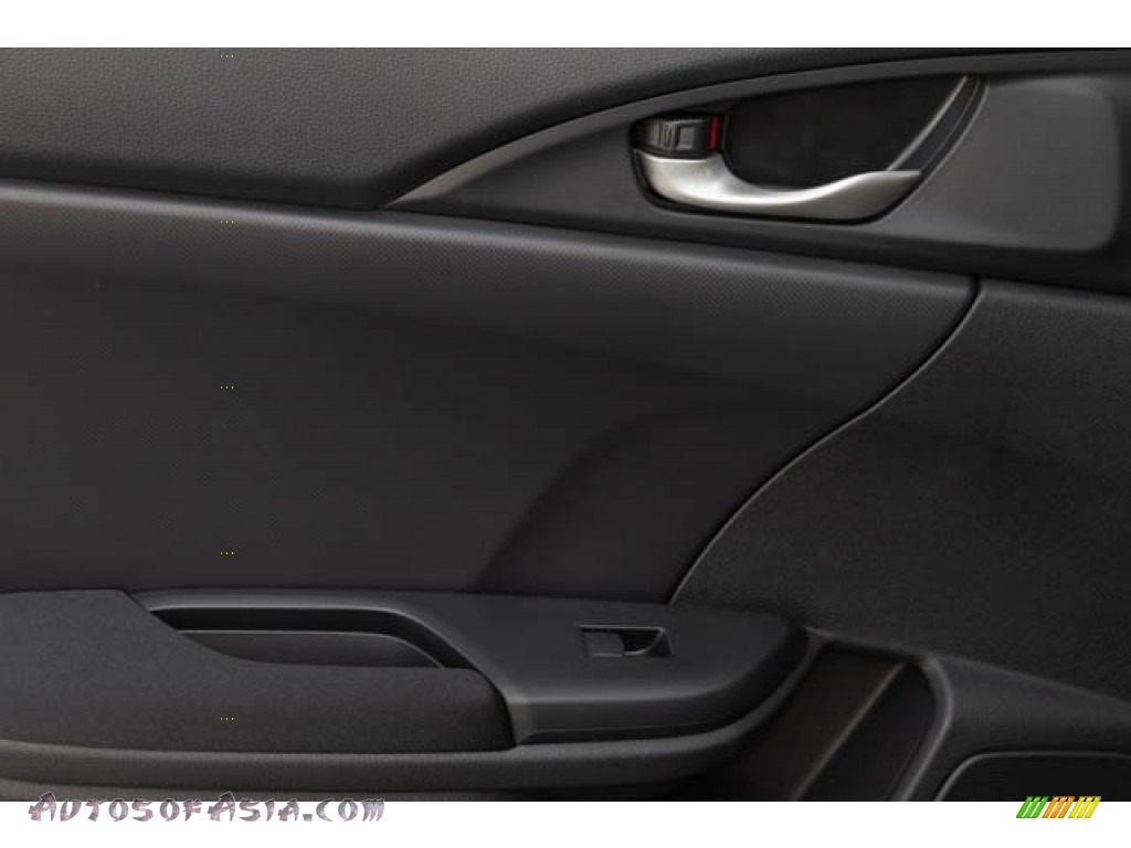 2019 Civic LX Hatchback - Polished Metal Metallic / Black photo #33