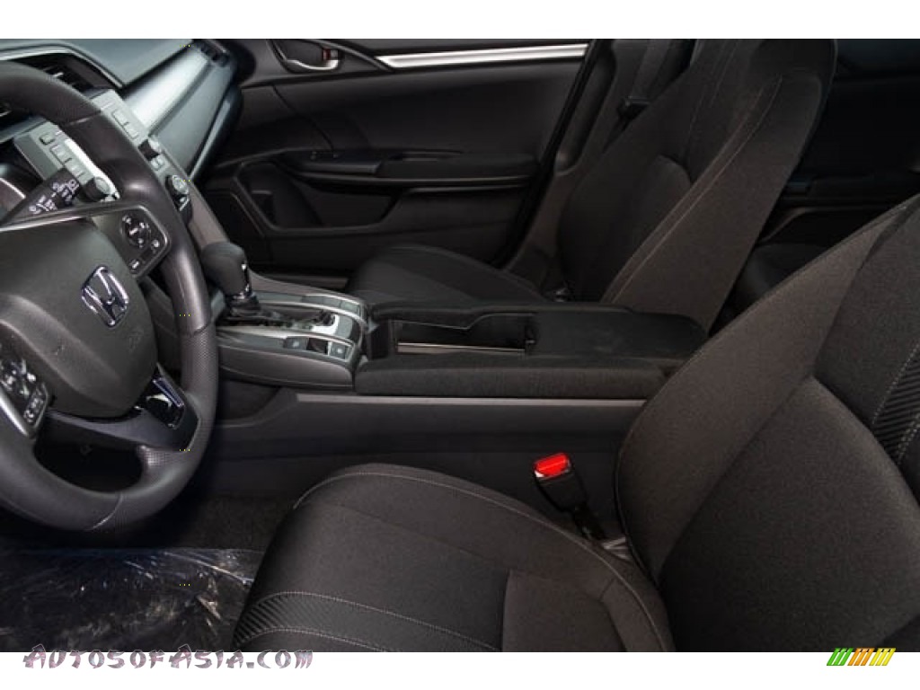2019 Civic LX Hatchback - Polished Metal Metallic / Black photo #15