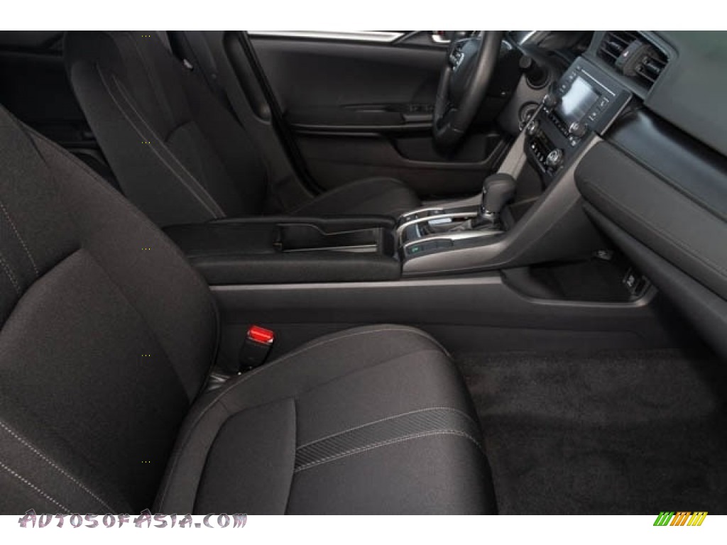 2019 Civic LX Hatchback - Polished Metal Metallic / Black photo #27