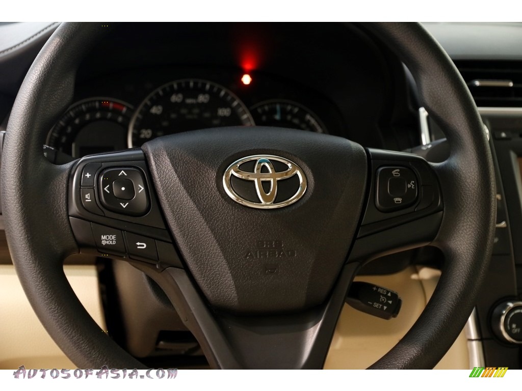 2015 Camry LE - Ruby Flare Pearl / Almond photo #6