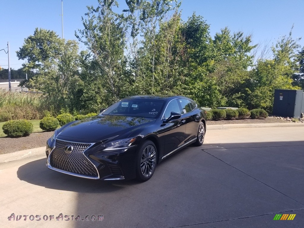 2019 LS 500 AWD - Obsidian / Noble Brown photo #1