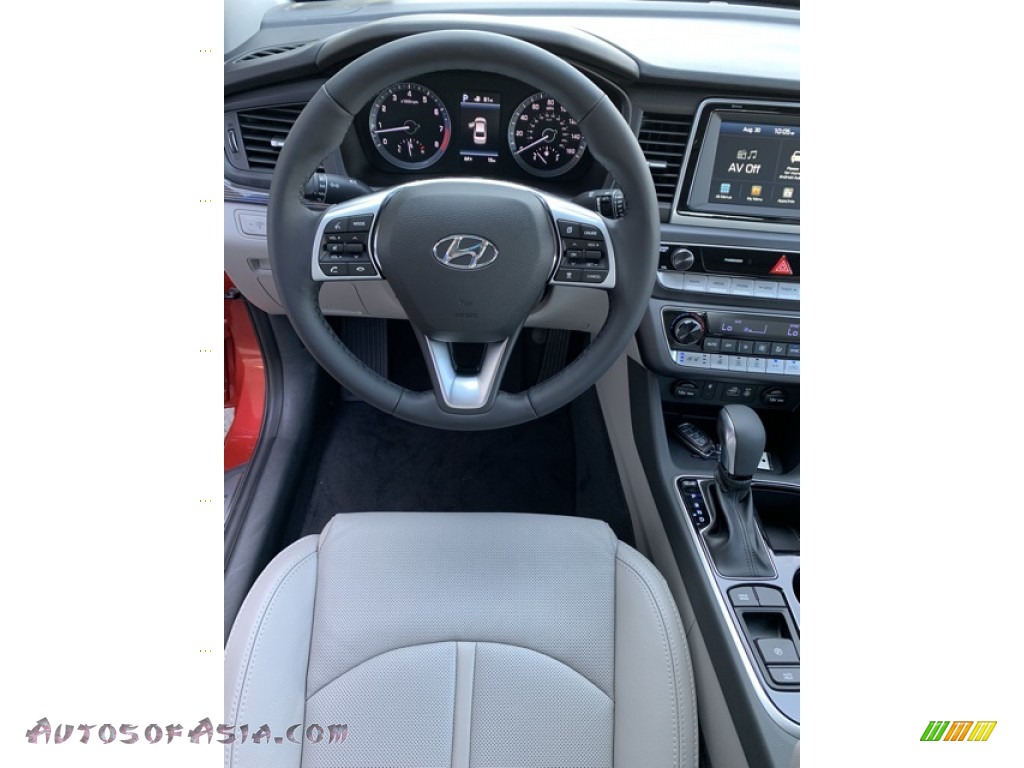 2019 Sonata Limited - Scarlet Red / Gray photo #14