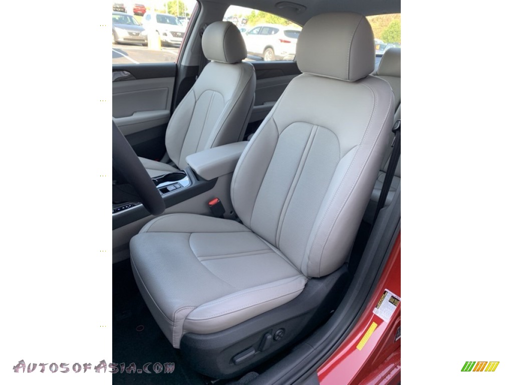 2019 Sonata Limited - Scarlet Red / Gray photo #15