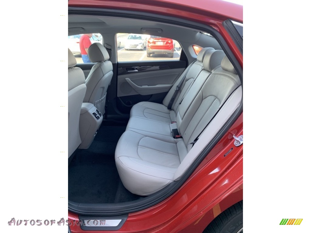 2019 Sonata Limited - Scarlet Red / Gray photo #20