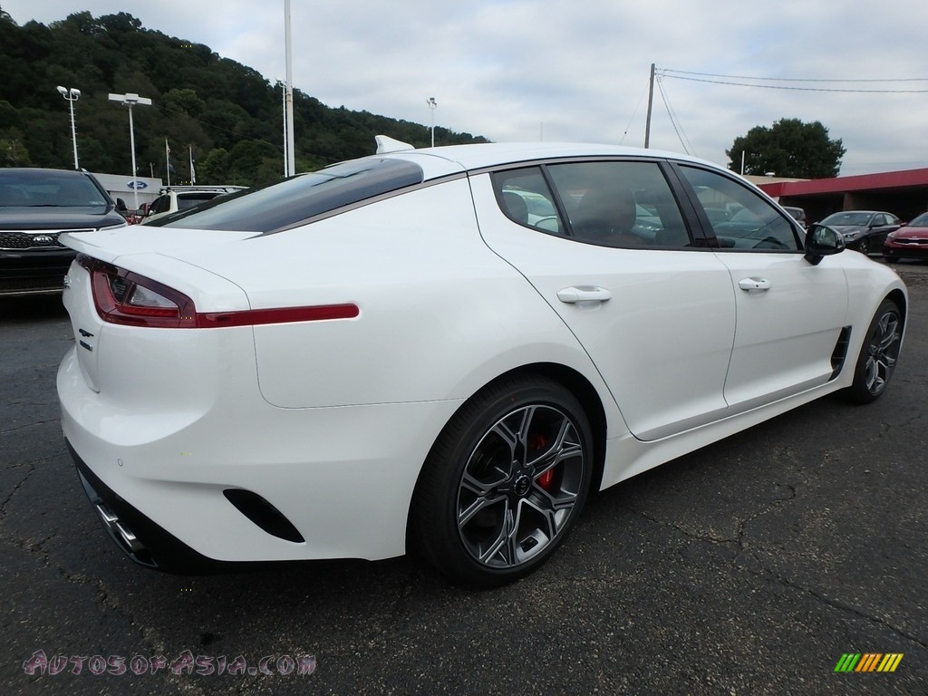 2019 Stinger GT AWD - Snow White Pearl / Red photo #2