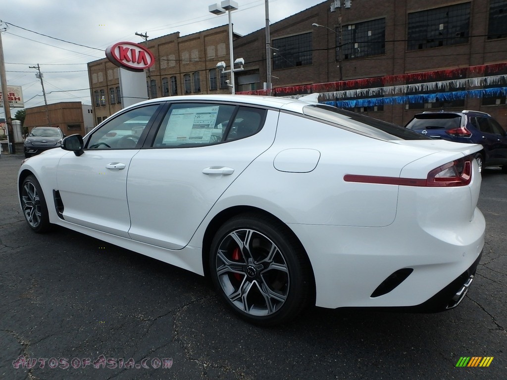 2019 Stinger GT AWD - Snow White Pearl / Red photo #5