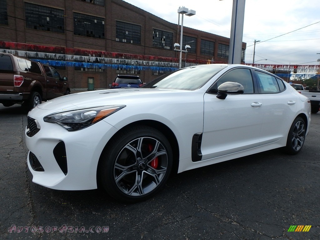 2019 Stinger GT AWD - Snow White Pearl / Red photo #7