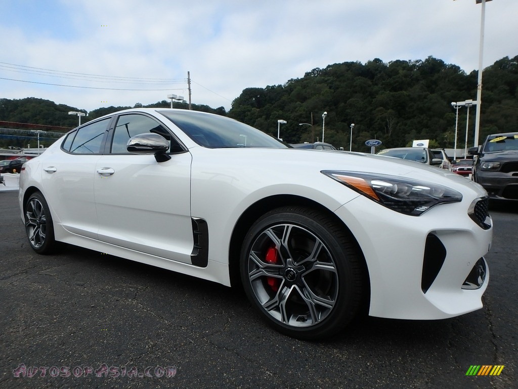 2019 Stinger GT AWD - Snow White Pearl / Red photo #10