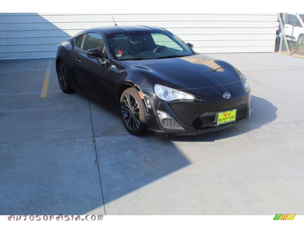 2013 FR-S Sport Coupe - Raven Black / Black/Red Accents photo #2