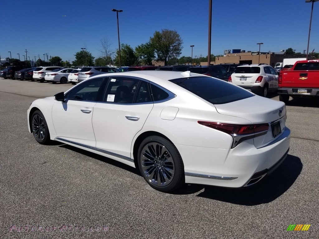 2019 LS 500 AWD - Eminent White Pearl / Noble Brown photo #4