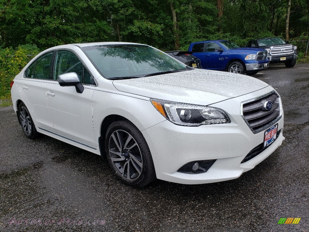 2017 Legacy 2.5i Sport - Crystal White Pearl / Sport Two-Tone Gray photo #1