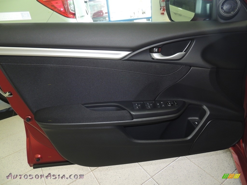 2019 Civic EX Sedan - Molten Lava Pearl / Black photo #9