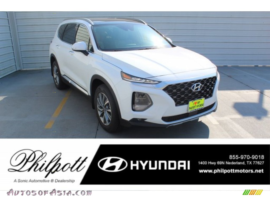 Quartz White / Beige Hyundai Santa Fe SEL