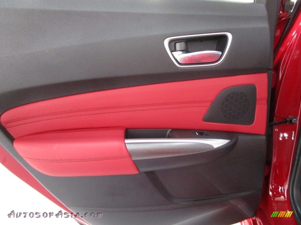 2018 TLX V6 A-Spec Sedan - San Marino Red / Red photo #11