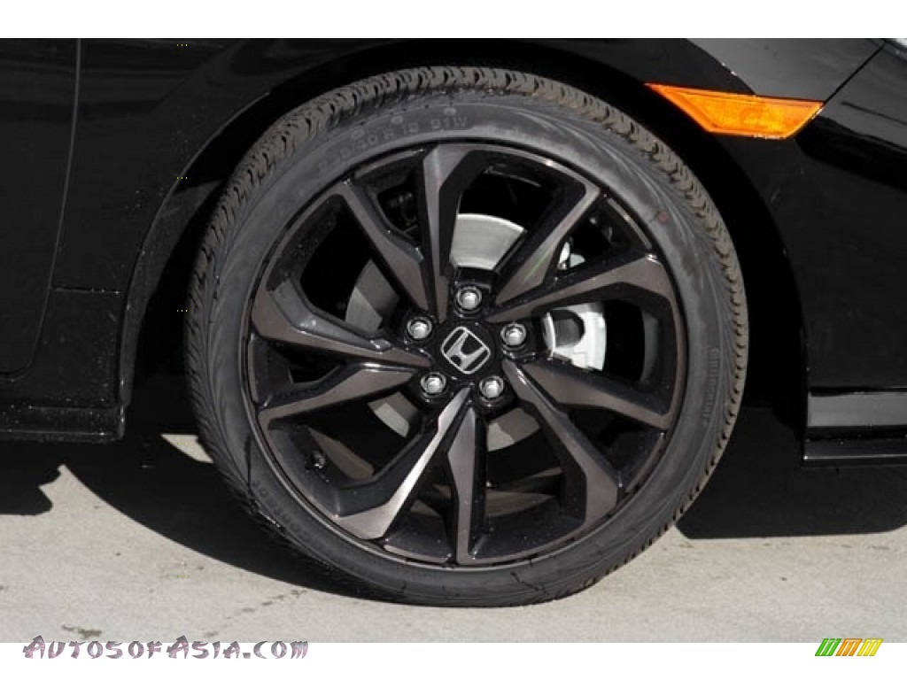 2020 Civic Sport Hatchback - Crystal Black Pearl / Black photo #5