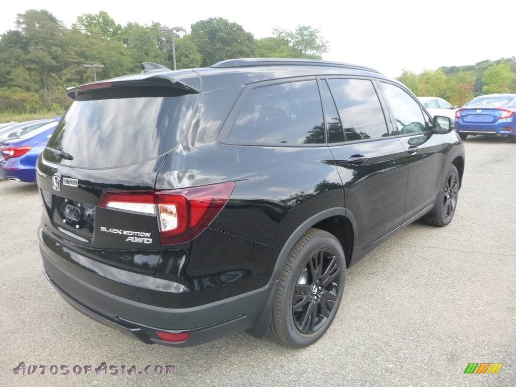 2020 Pilot Black Edition AWD - Crystal Black Pearl / Black photo #4