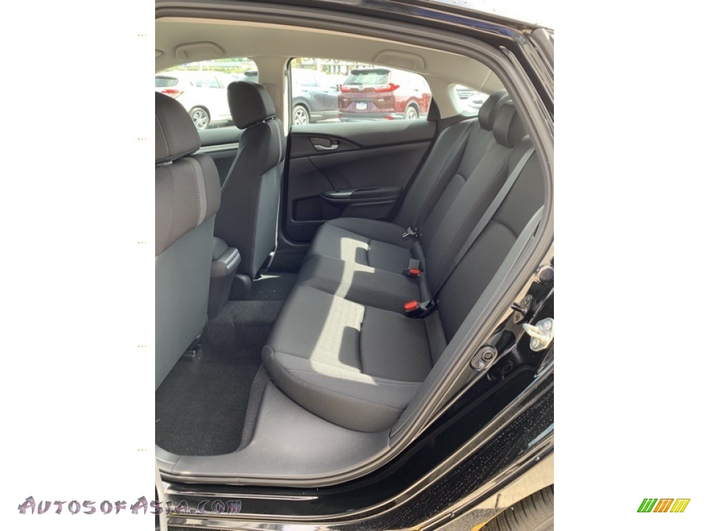 2019 Civic LX Sedan - Crystal Black Pearl / Black photo #19