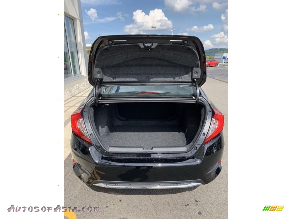 2019 Civic LX Sedan - Crystal Black Pearl / Black photo #20