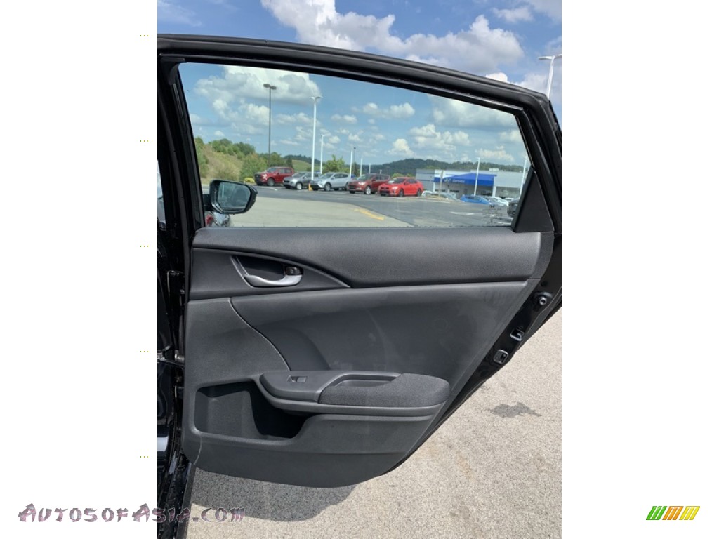 2019 Civic LX Sedan - Crystal Black Pearl / Black photo #22