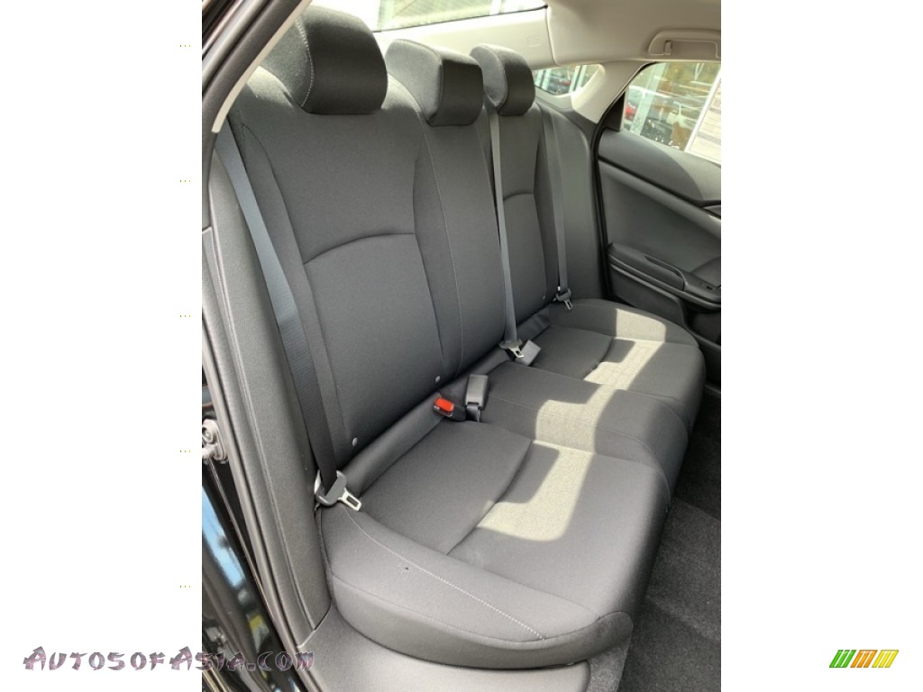 2019 Civic LX Sedan - Crystal Black Pearl / Black photo #23