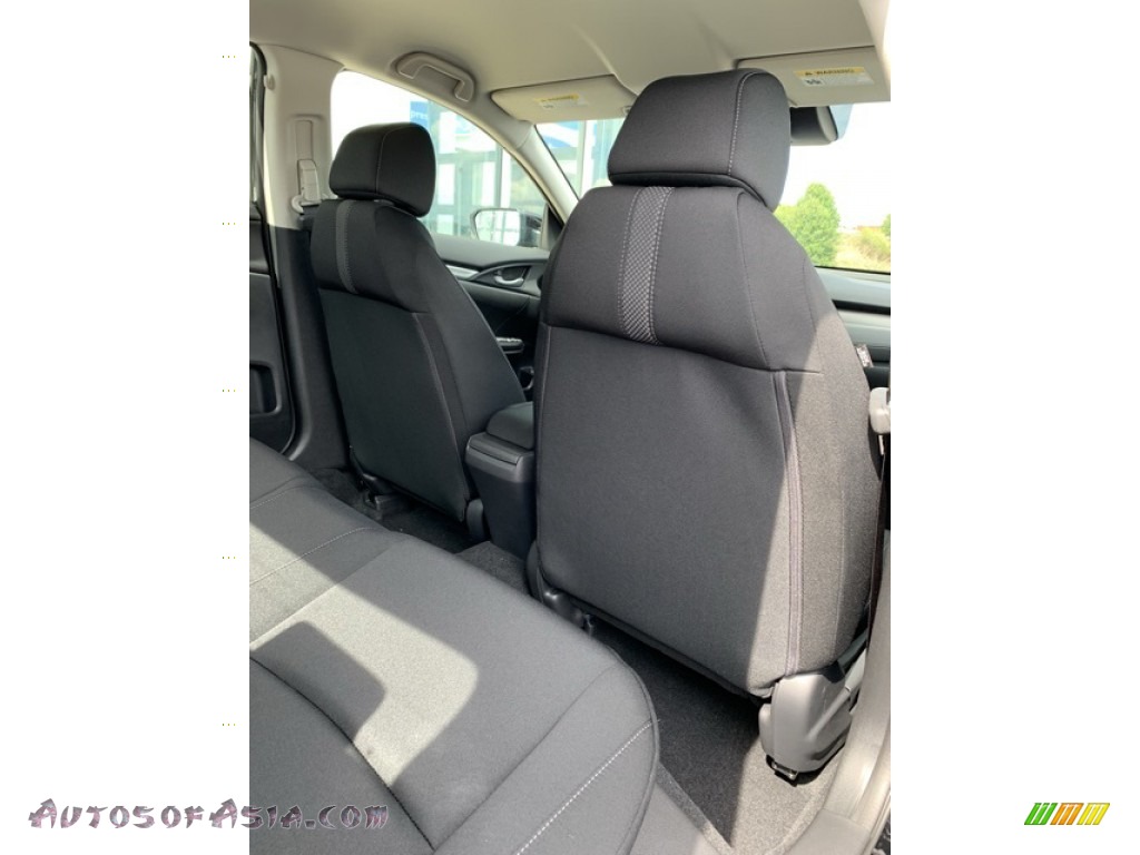 2019 Civic LX Sedan - Crystal Black Pearl / Black photo #24