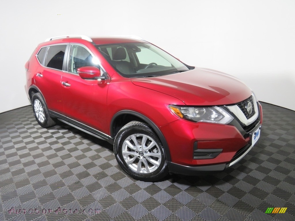 2019 Rogue SV AWD - Scarlet Ember / Charcoal photo #3