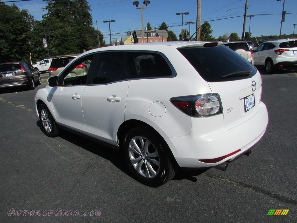 2011 CX-7 s Touring AWD - Crystal White Pearl Mica / Sand photo #8