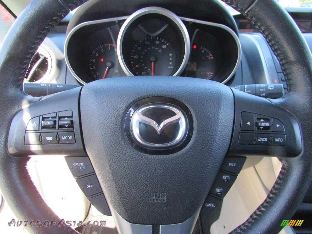 2011 CX-7 s Touring AWD - Crystal White Pearl Mica / Sand photo #11