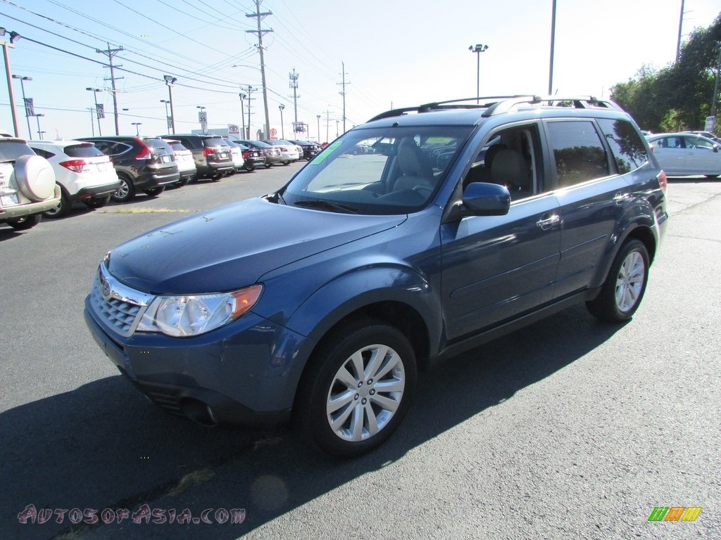 2013 Forester 2.5 X Limited - Marine Blue Pearl / Black photo #2