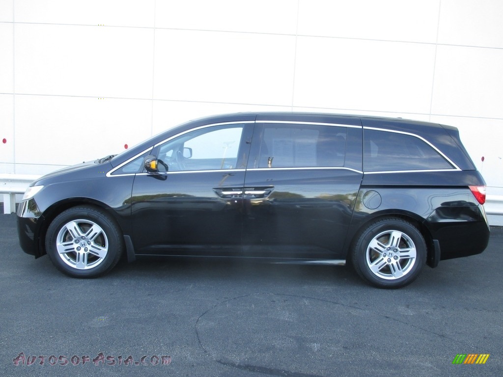 2012 Odyssey Touring - Crystal Black Pearl / Truffle photo #2