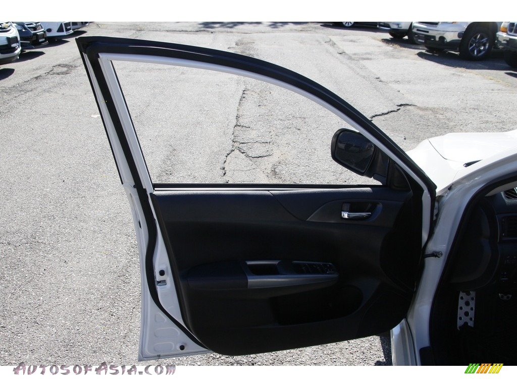 2011 Impreza WRX Sedan - Satin White Pearl / Carbon Black photo #8