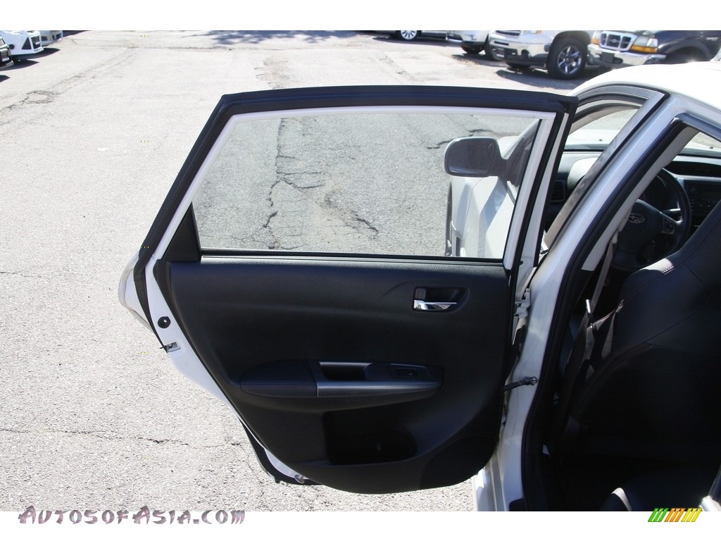 2011 Impreza WRX Sedan - Satin White Pearl / Carbon Black photo #10