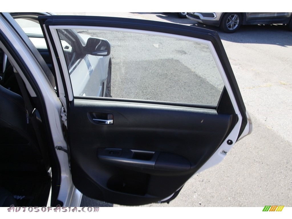 2011 Impreza WRX Sedan - Satin White Pearl / Carbon Black photo #13