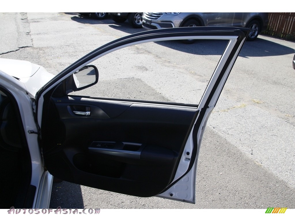 2011 Impreza WRX Sedan - Satin White Pearl / Carbon Black photo #15